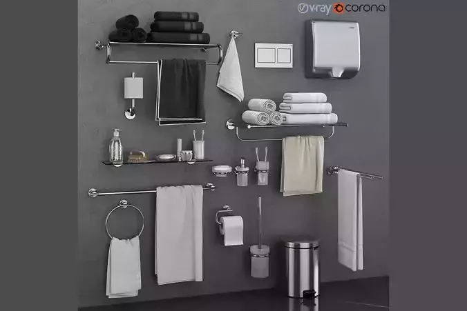 Bathroom accessories Grohe Atrio set 67-2