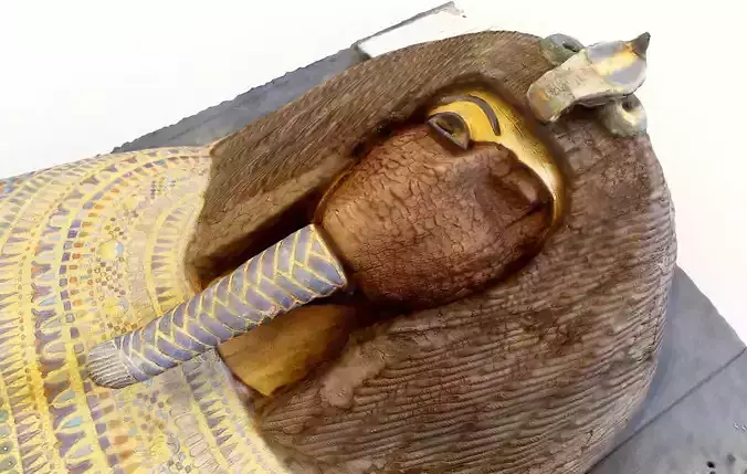 Coffin of Egyptian King Akhenaten