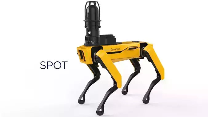 Boston Dynamics Spot Inspection Yellow 3D model
