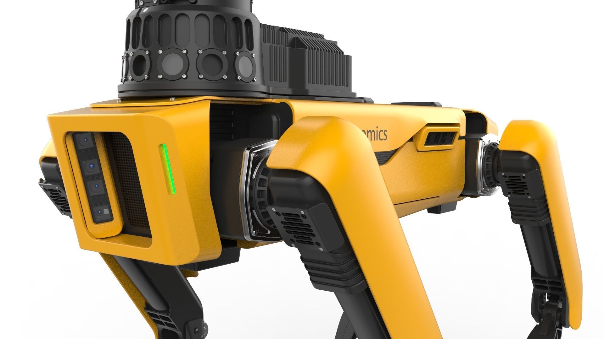 Boston Dynamics Spot Inspection Yellow 3D model_12
