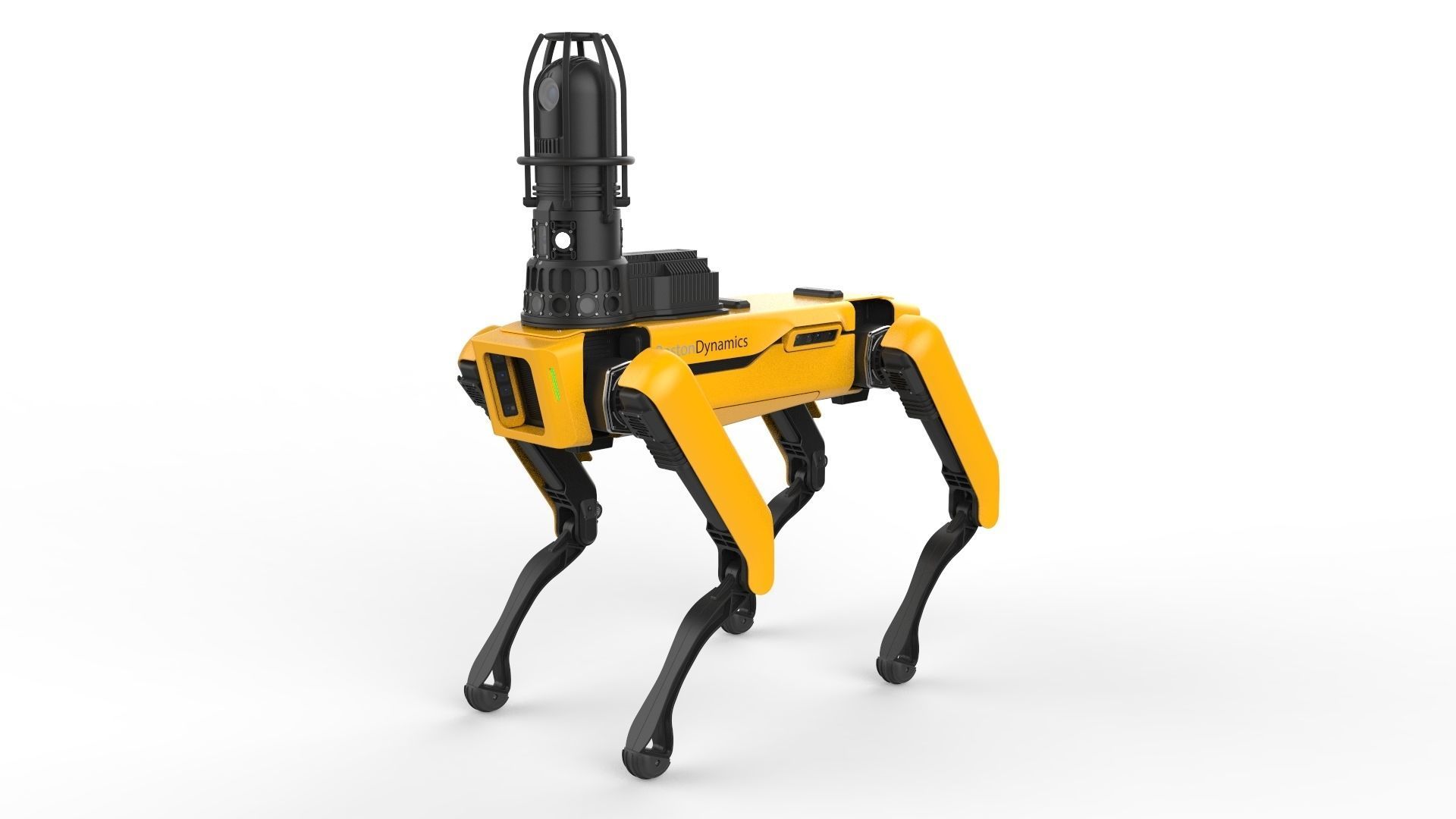 Boston Dynamics Spot Inspection Yellow 3D model_8