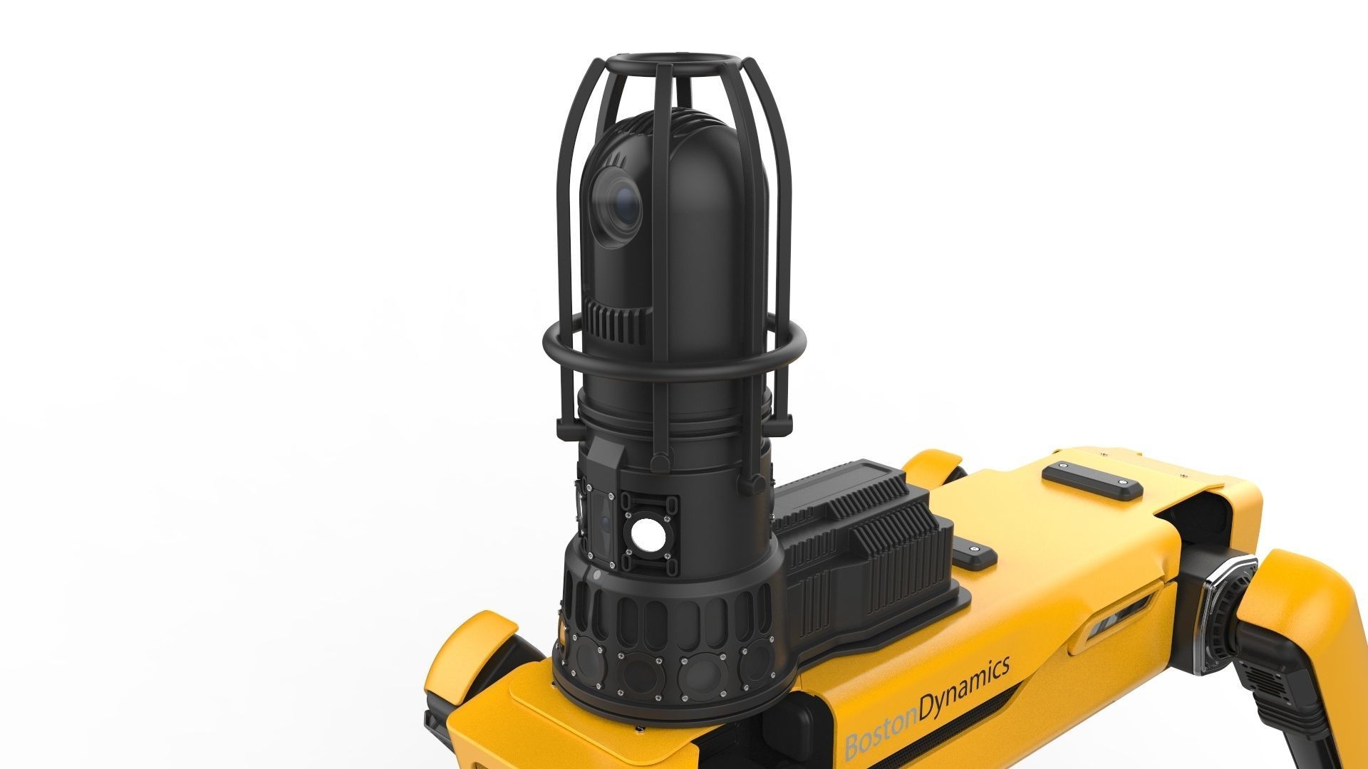 Boston Dynamics Spot Inspection Yellow 3D model_15