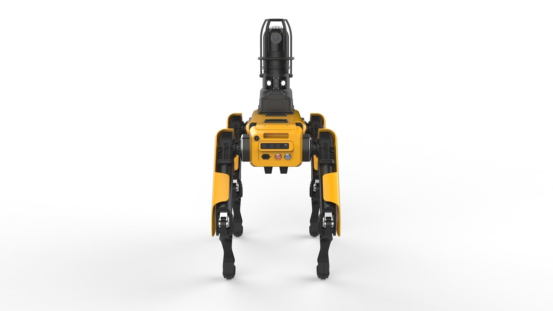 Boston Dynamics Spot Inspection Yellow 3D model_5
