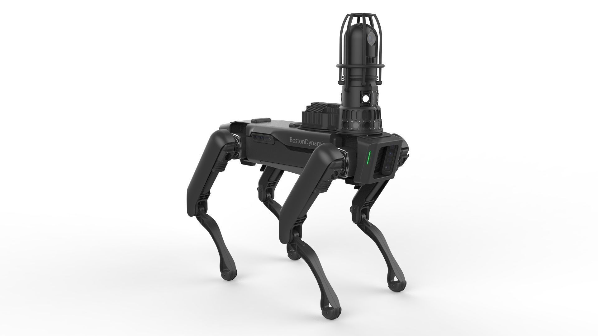 Boston Dynamics Spot Inspection Black 3D model_2