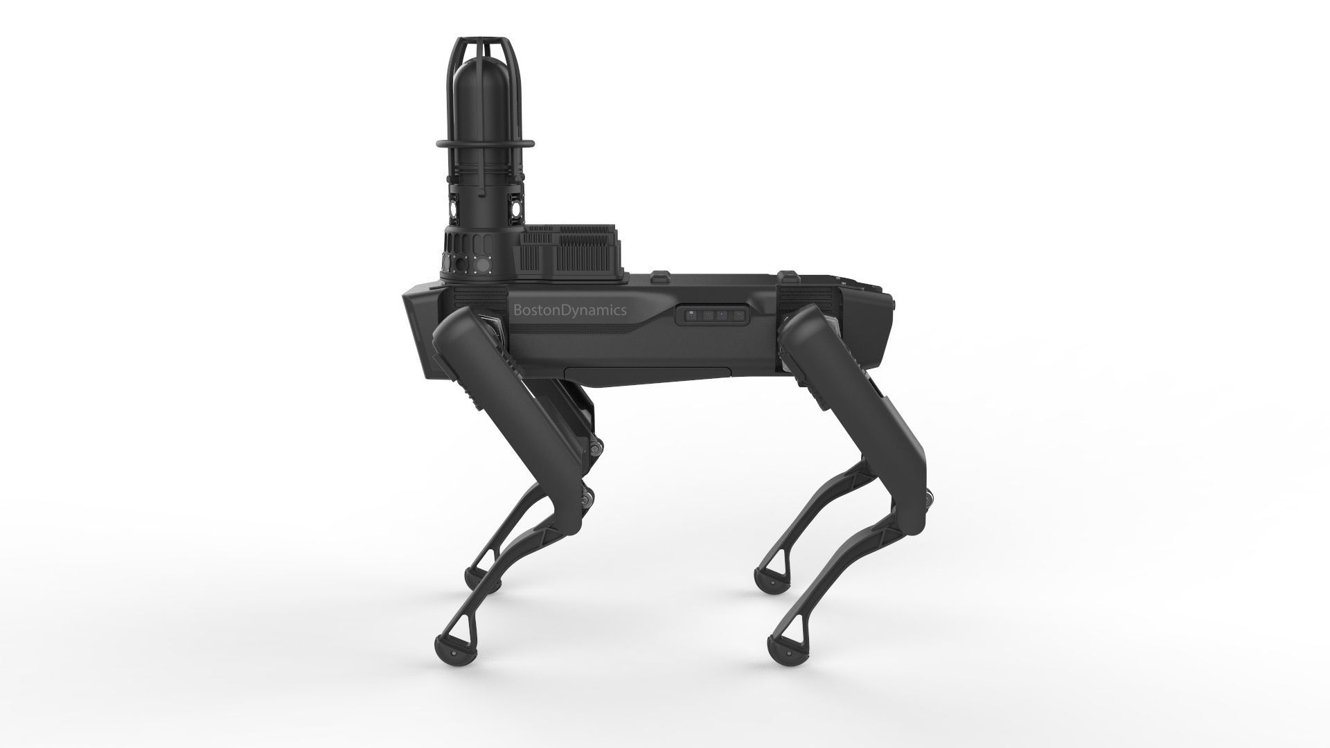 Boston Dynamics Spot Inspection Black 3D model_7