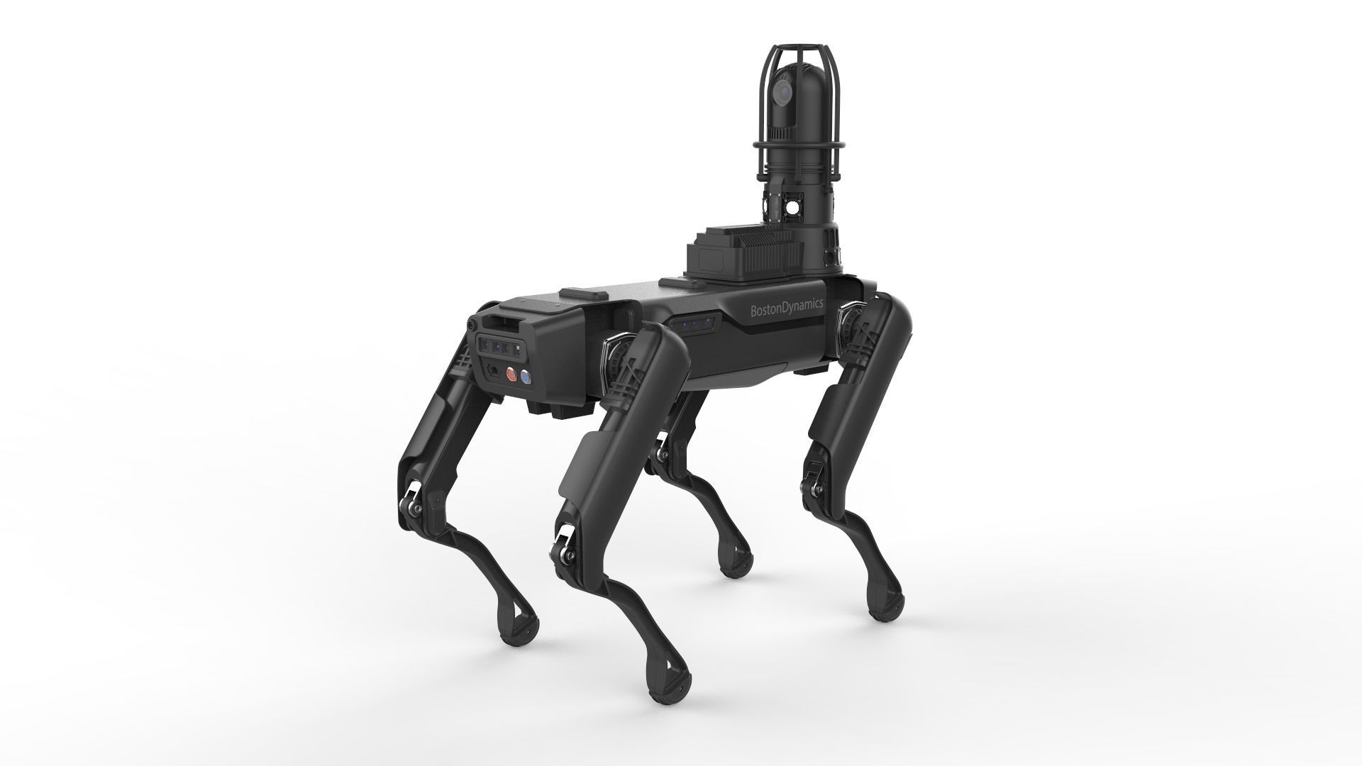 Boston Dynamics Spot Inspection Black 3D model_4