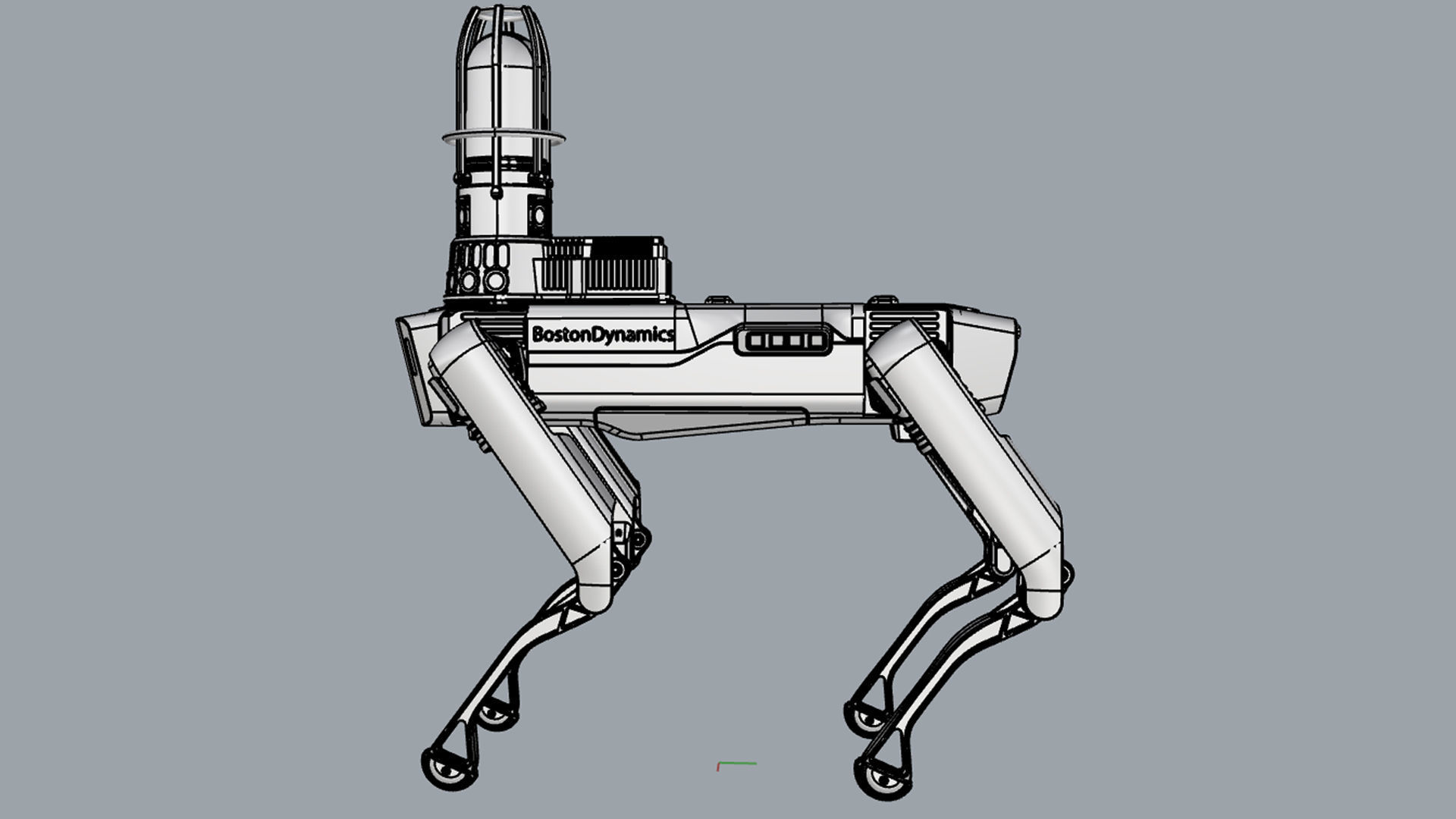 Boston Dynamics Spot Inspection Black 3D model_19