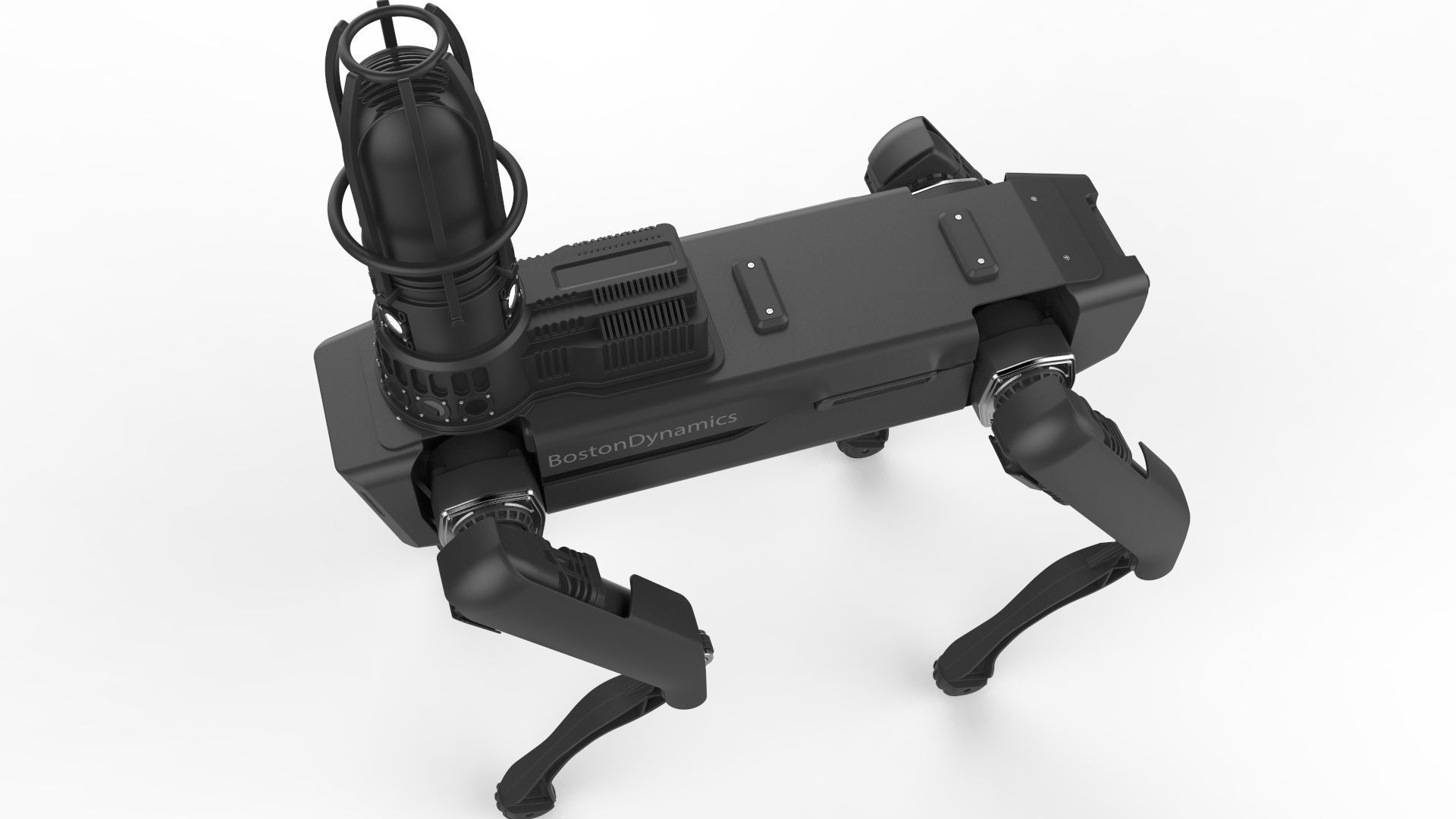 Boston Dynamics Spot Inspection Black 3D model_9