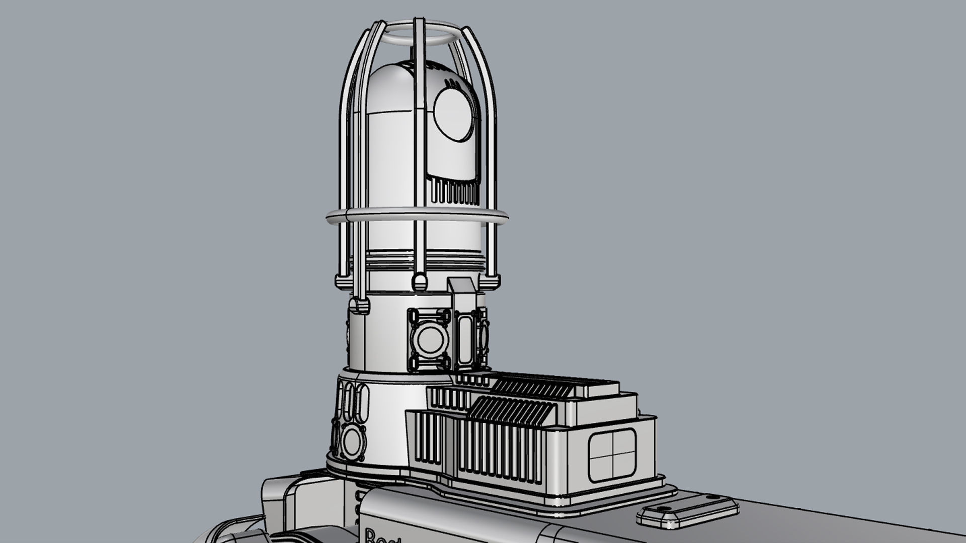Boston Dynamics Spot Inspection Black 3D model_25