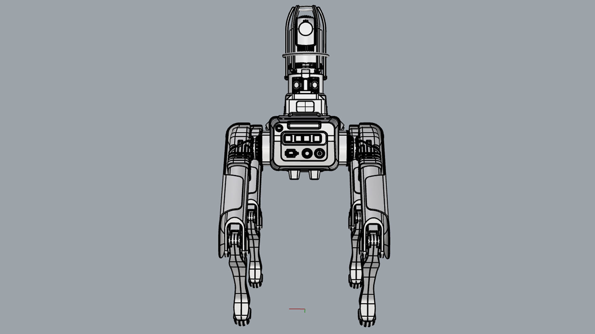 Boston Dynamics Spot Inspection Black 3D model_20