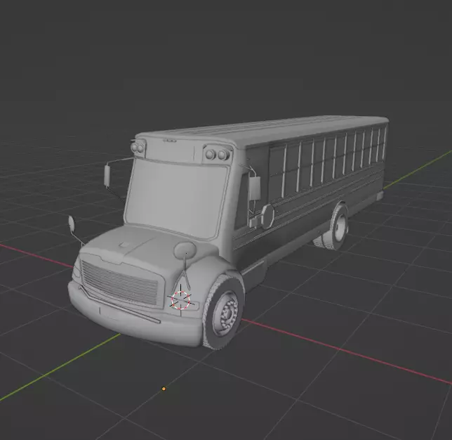School Bus 3D model