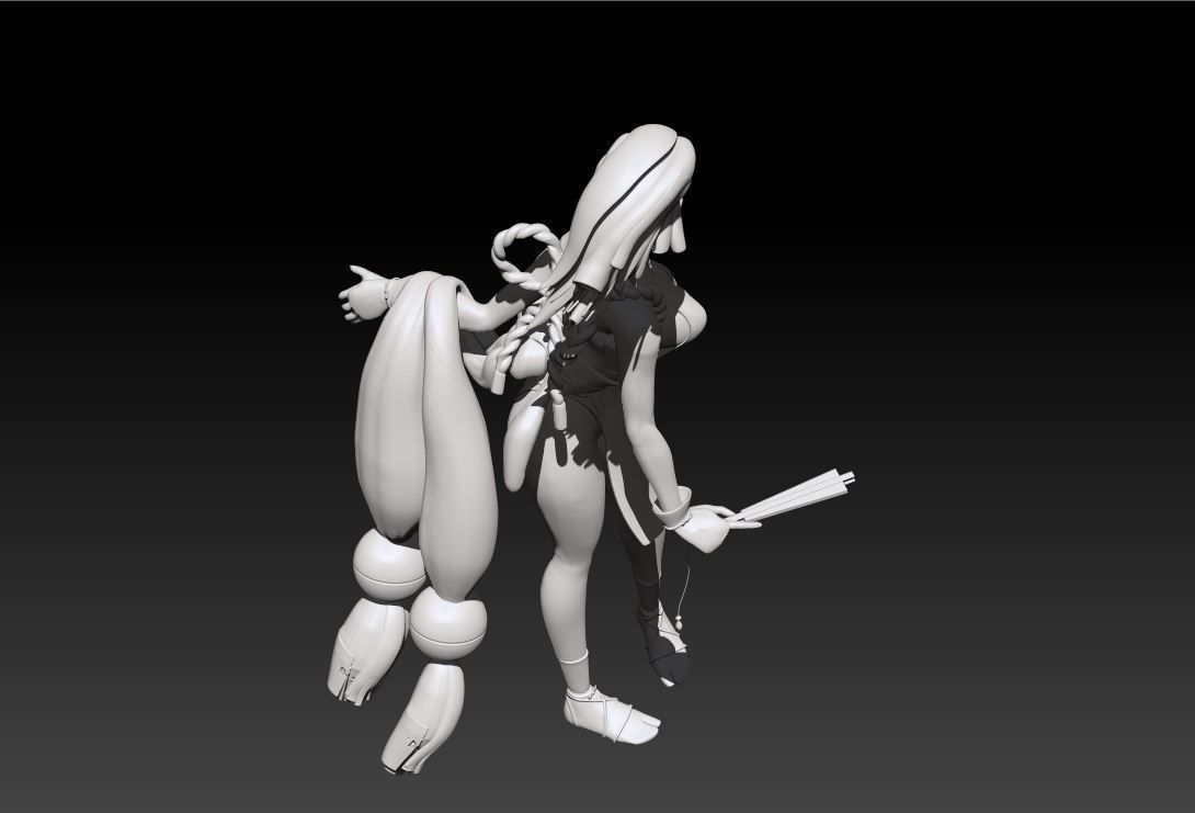 Boa Hancock ref 3D model_11