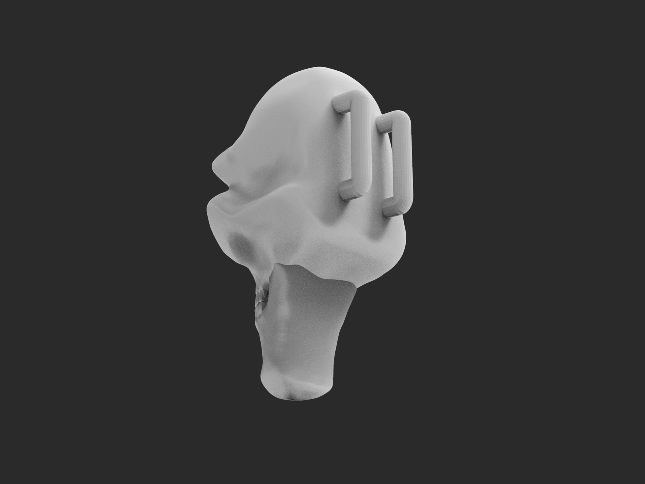 Alice Madness Returns inspired skull for dress 3D print model_3