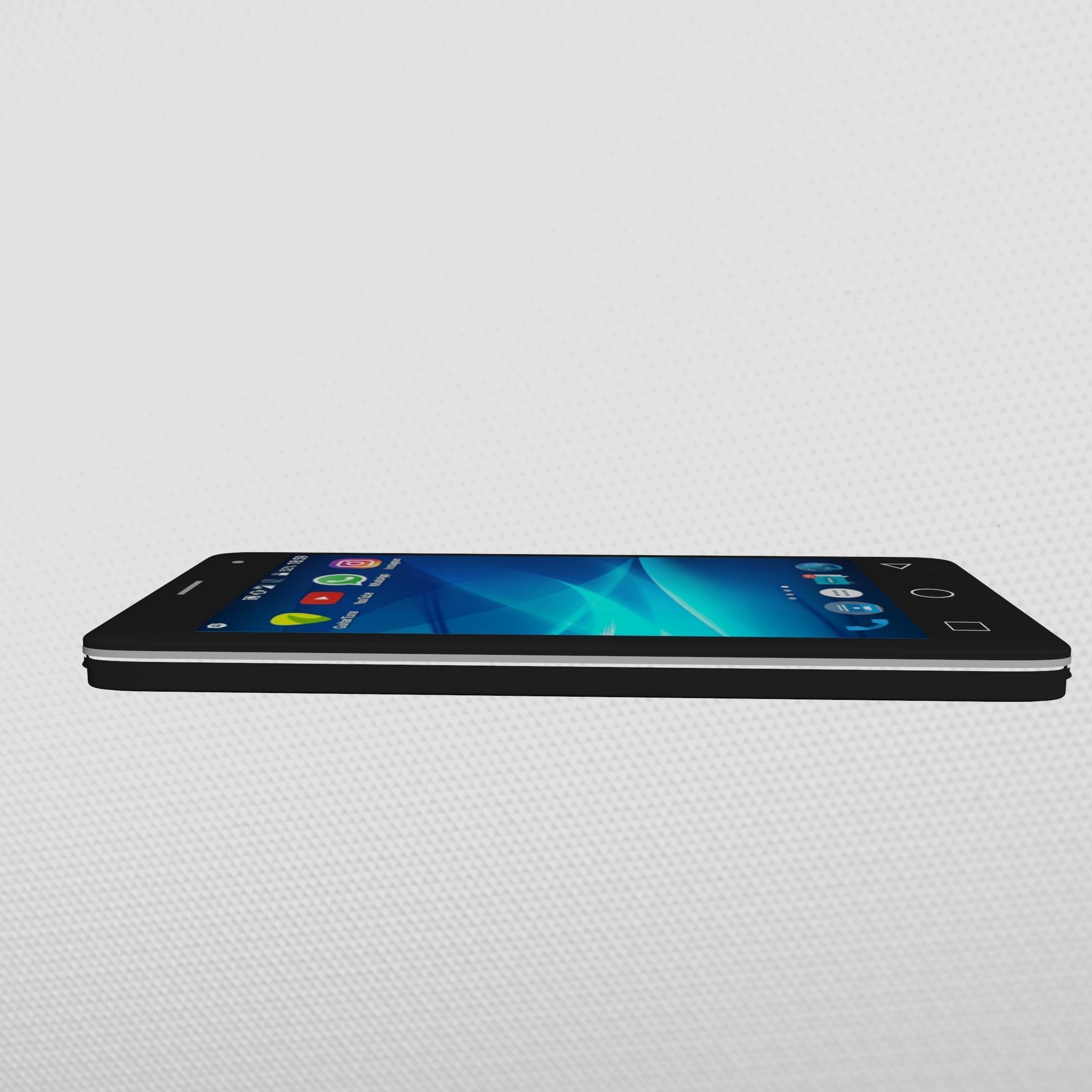 Phone Micromax Q415 3D model_4