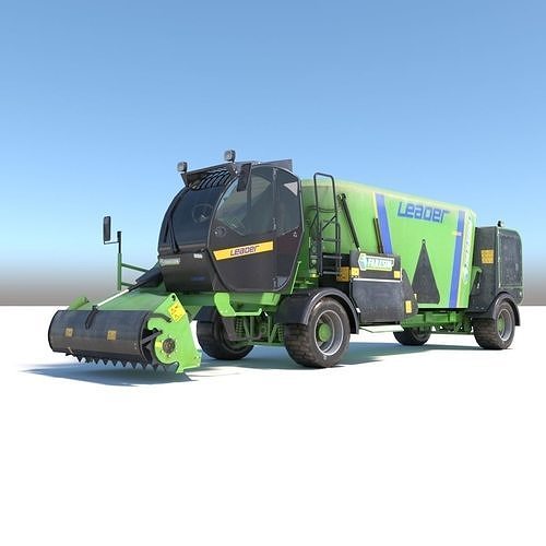 Farming Vehicle Faresin Leader 2200 Low-poly 3D model
