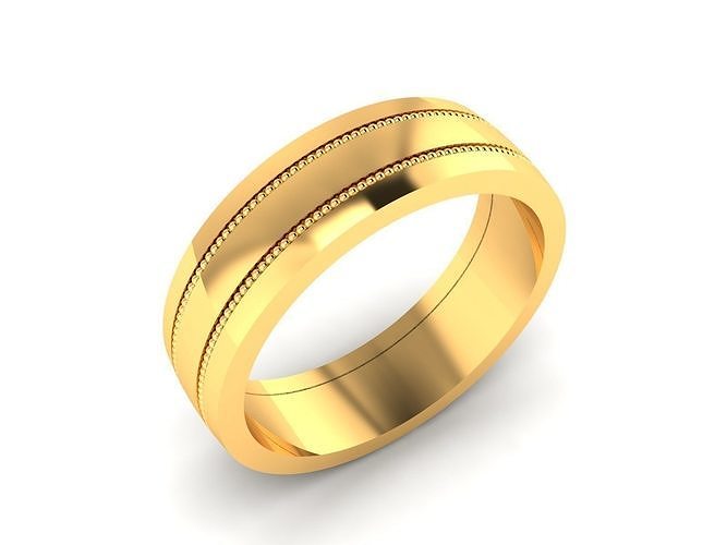 Women Band Ring 3dm render detail 3D print model