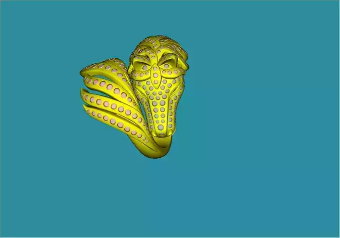 horse snake 3D model