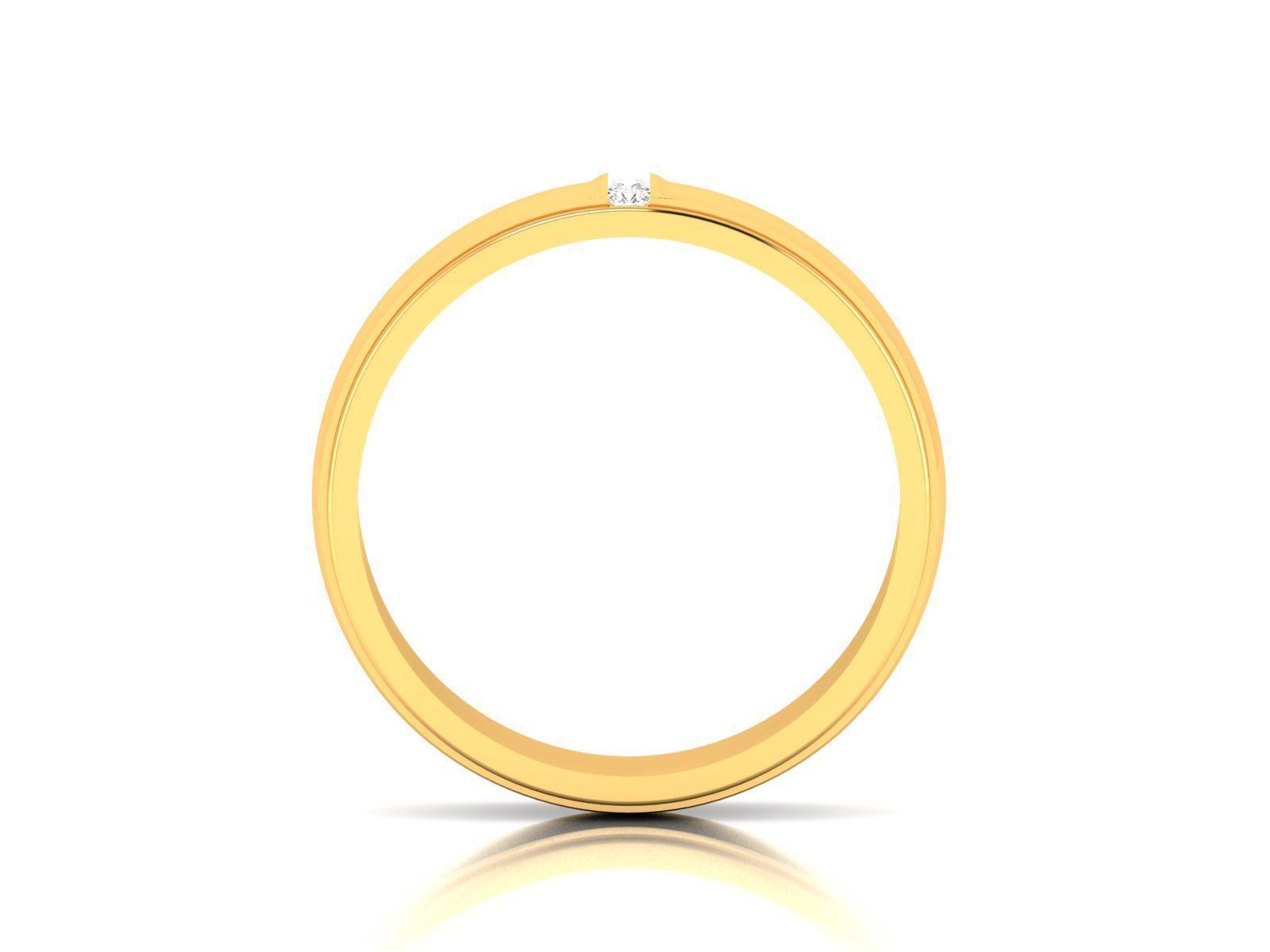 Women Band Ring 3dm render detail 3D print model_2