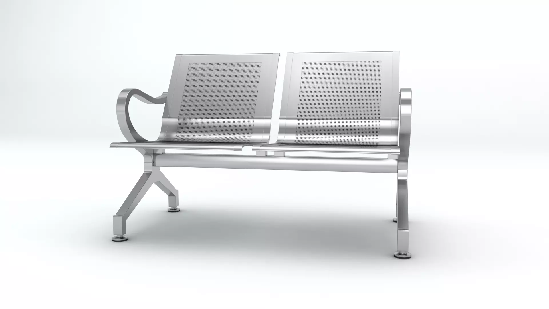 Two Set Waiting Chairs 3D Model 3D model_0