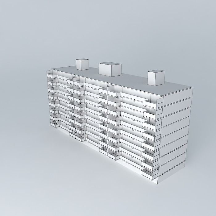 Maassluis building Free 3D model_3