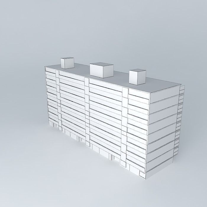 Maassluis building Free 3D model_4