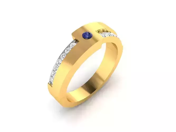 Women Band Ring 3dm render detail