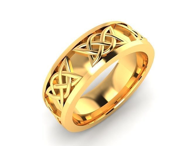 Women Band Ring 3dm render detail 3D print model
