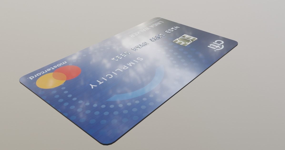 pos card retail card reader Free 3D model_2