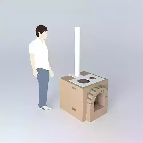 Wood stove for cooking