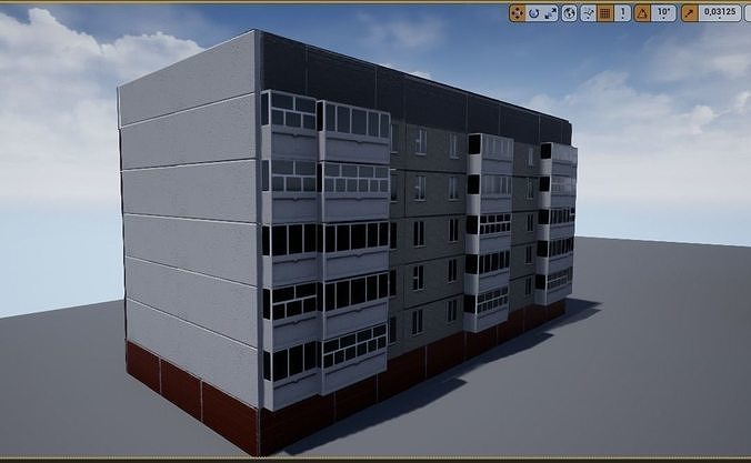 Custom Bild-1 Low-poly 3D model