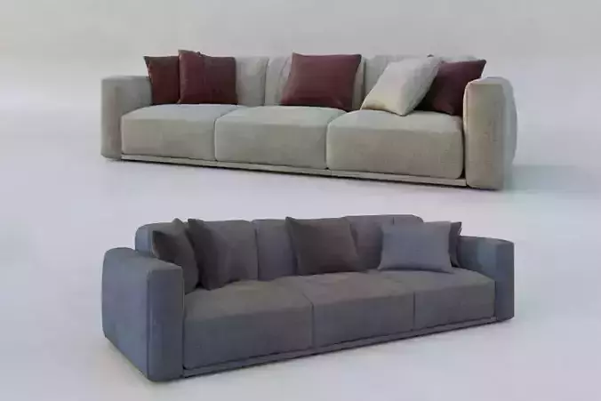 Sofa low-poly