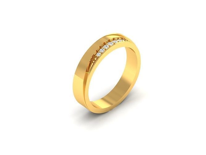 Women Band Ring 3dm render detail 3D print model