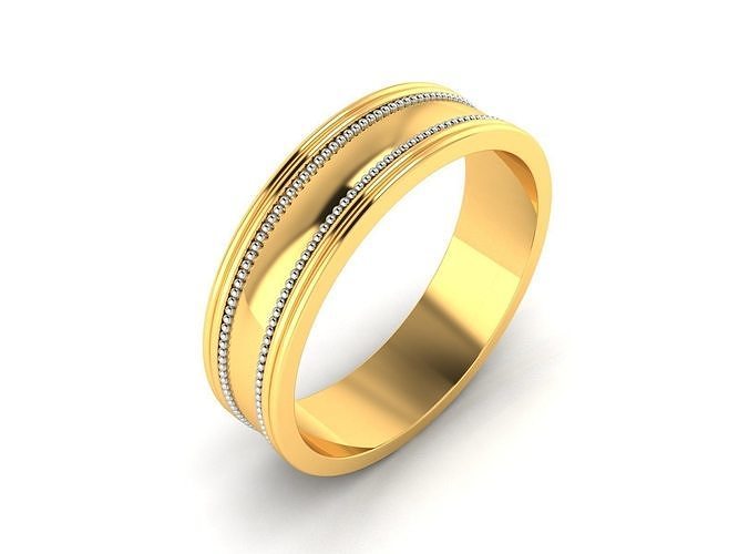 Women Band Ring 3dm render detail 3D print model