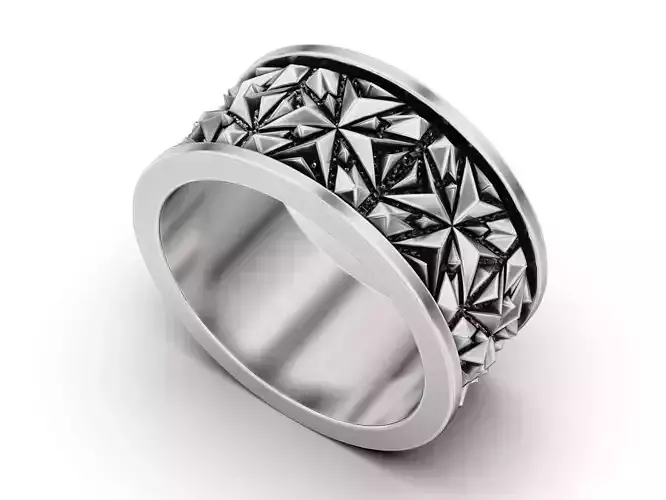 Men band ring 3D print model