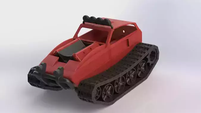 3D Printable V6 Veicle