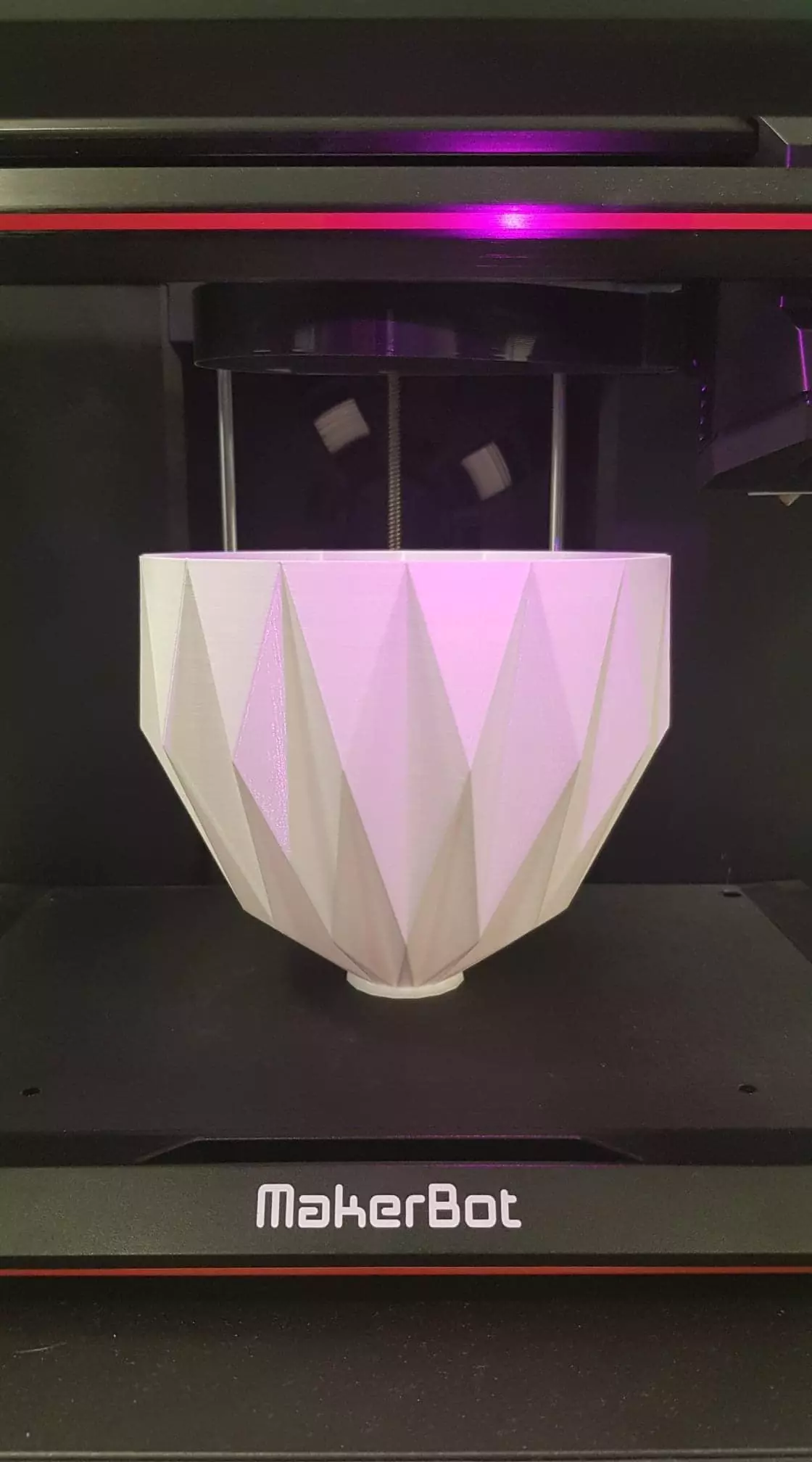 Folded lamp shade 3D print model_0