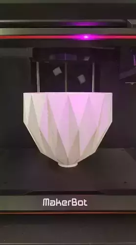 Folded lamp shade  3D print model