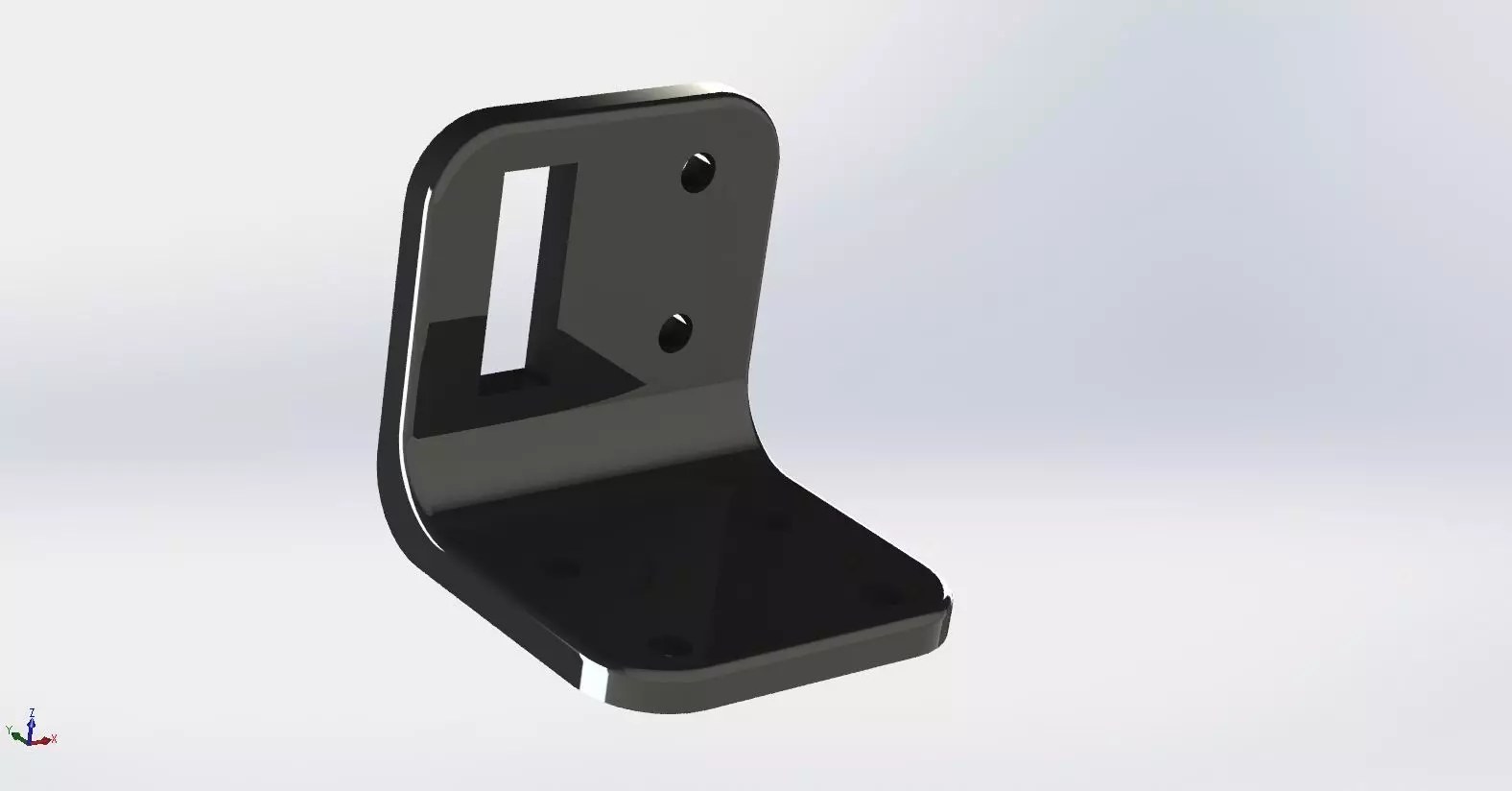 Bracket L Shaped Free 3D print model_0