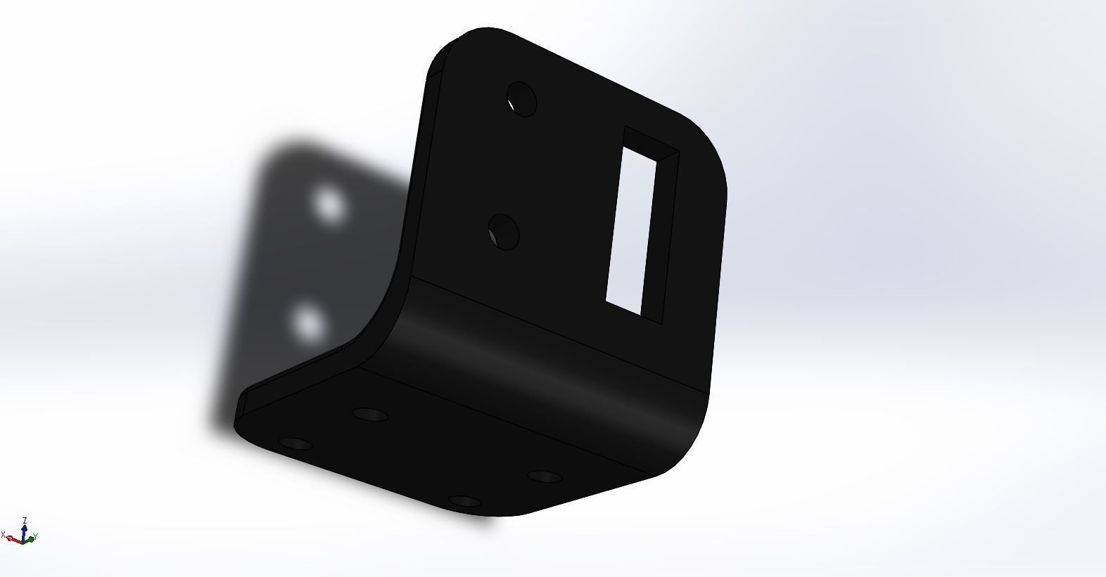 Bracket L Shaped Free 3D print model_5