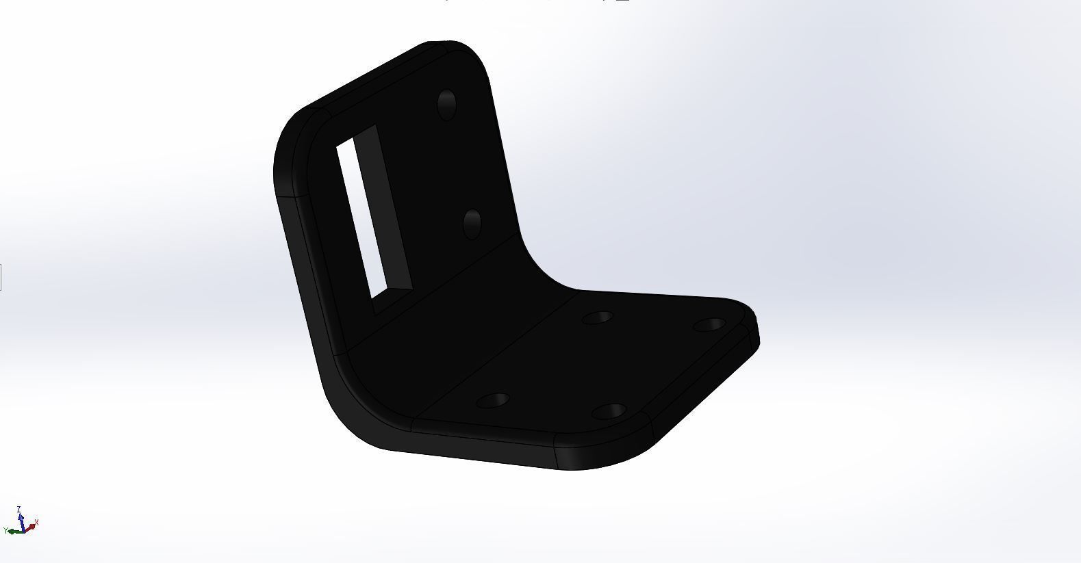 Bracket L Shaped Free 3D print model_4