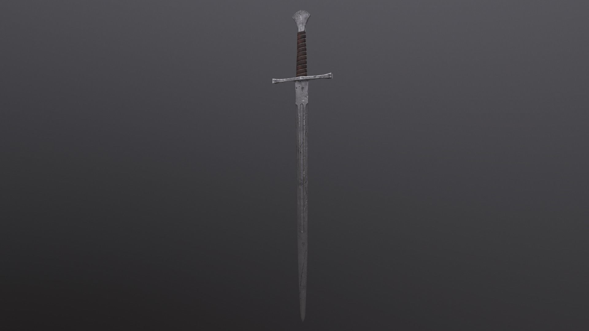 Medieval character   Low-poly 3D model_26