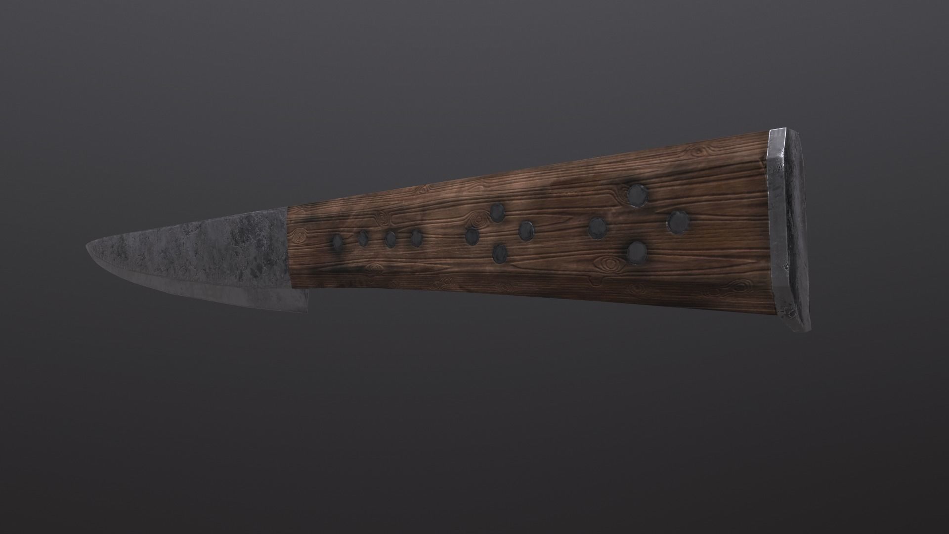 Medieval character   Low-poly 3D model_30