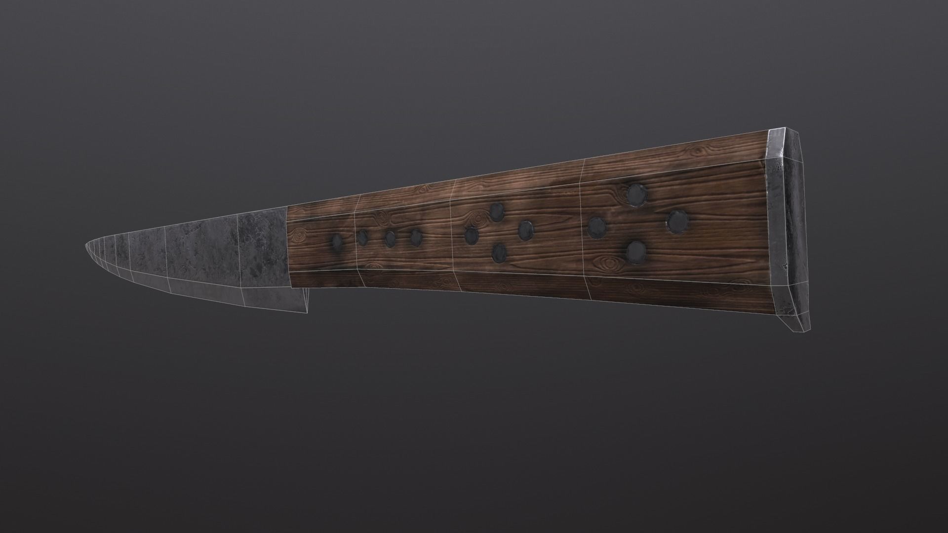 Medieval character   Low-poly 3D model_31