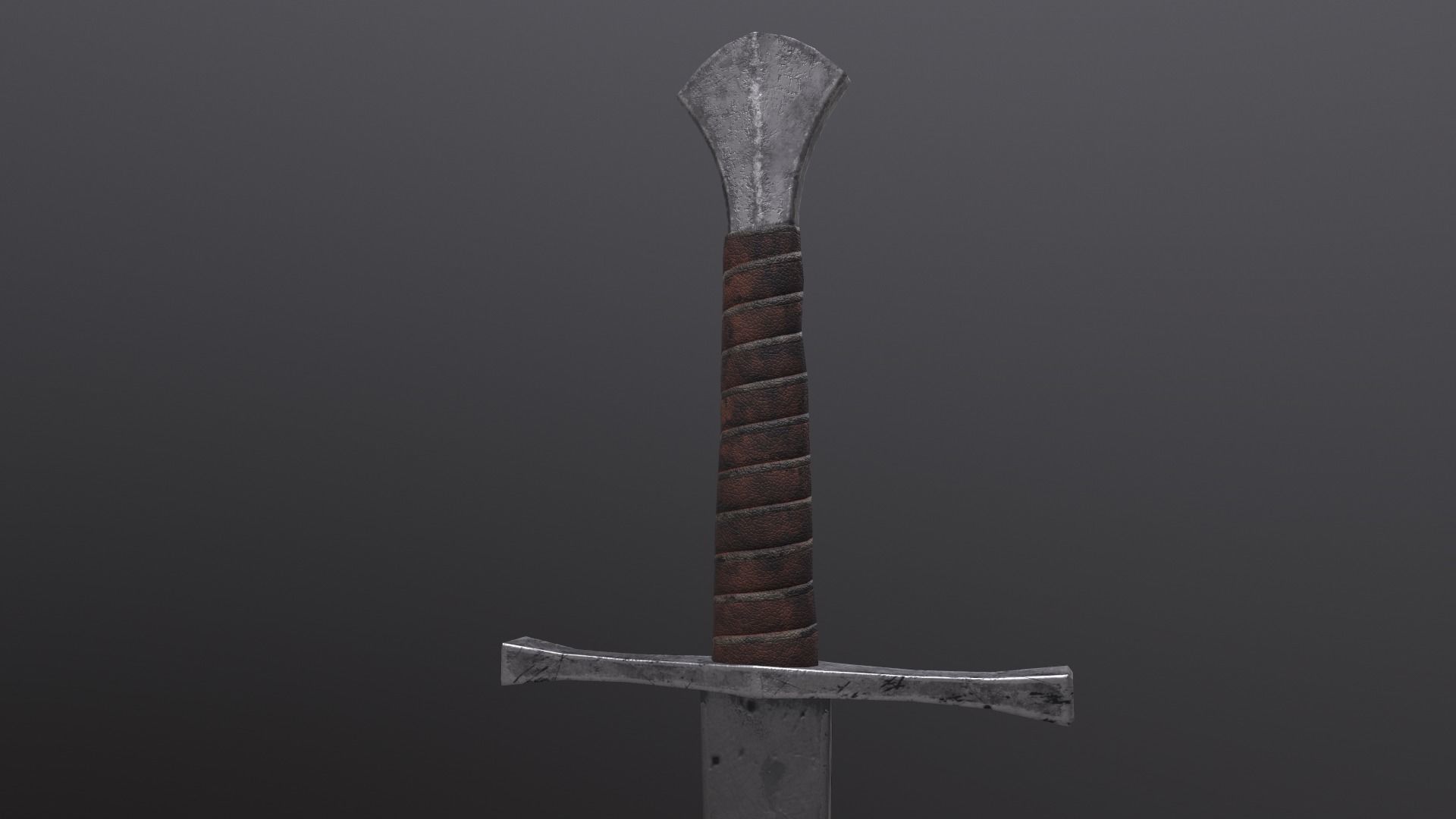 Medieval character   Low-poly 3D model_28