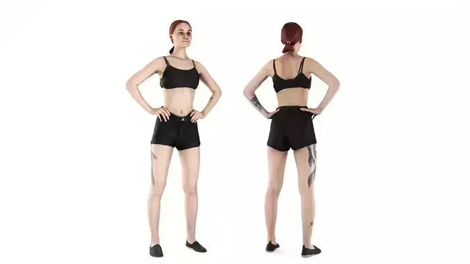 Girl with tattoo on hip 47