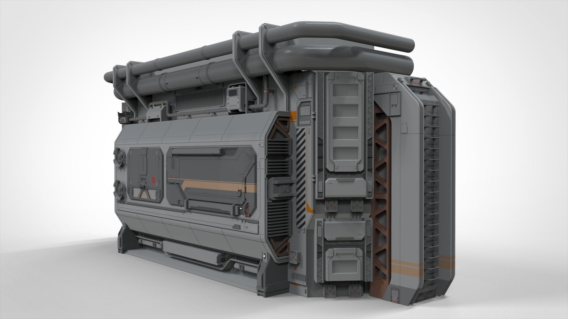 Sci Fi Modular Environment 2 3D model_2