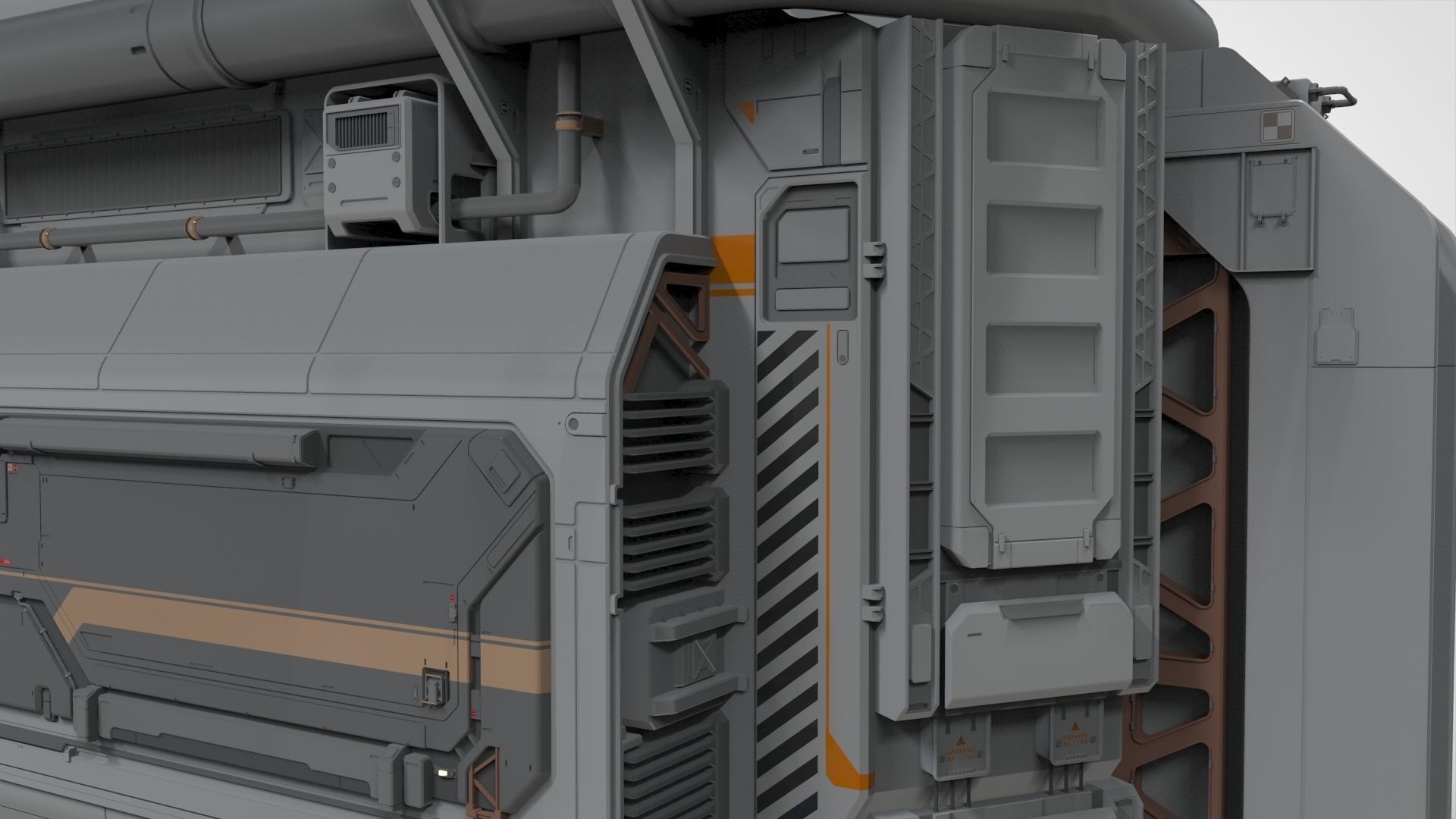 Sci Fi Modular Environment 2 3D model_14