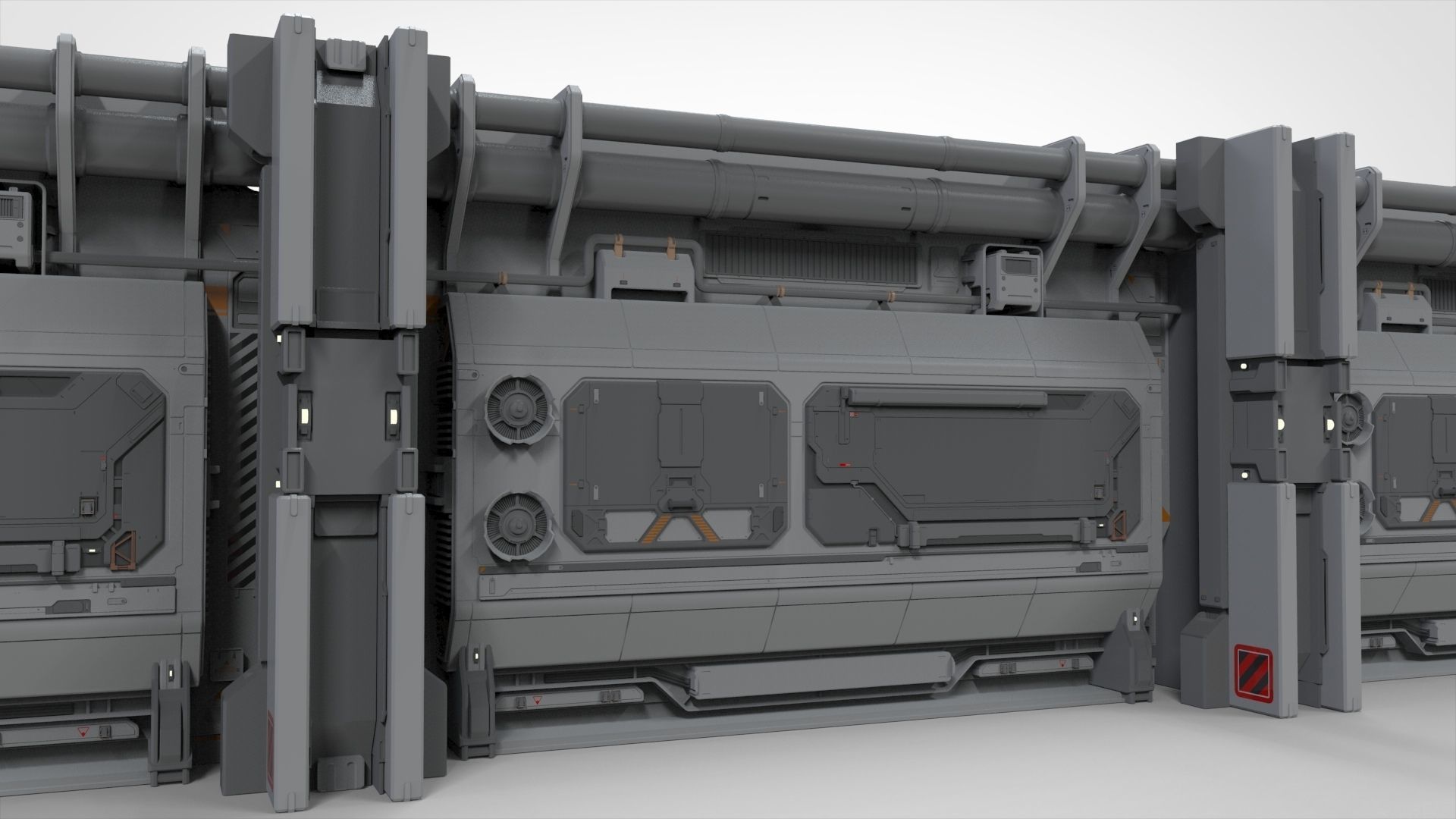 Sci Fi Modular Environment 2 3D model_24