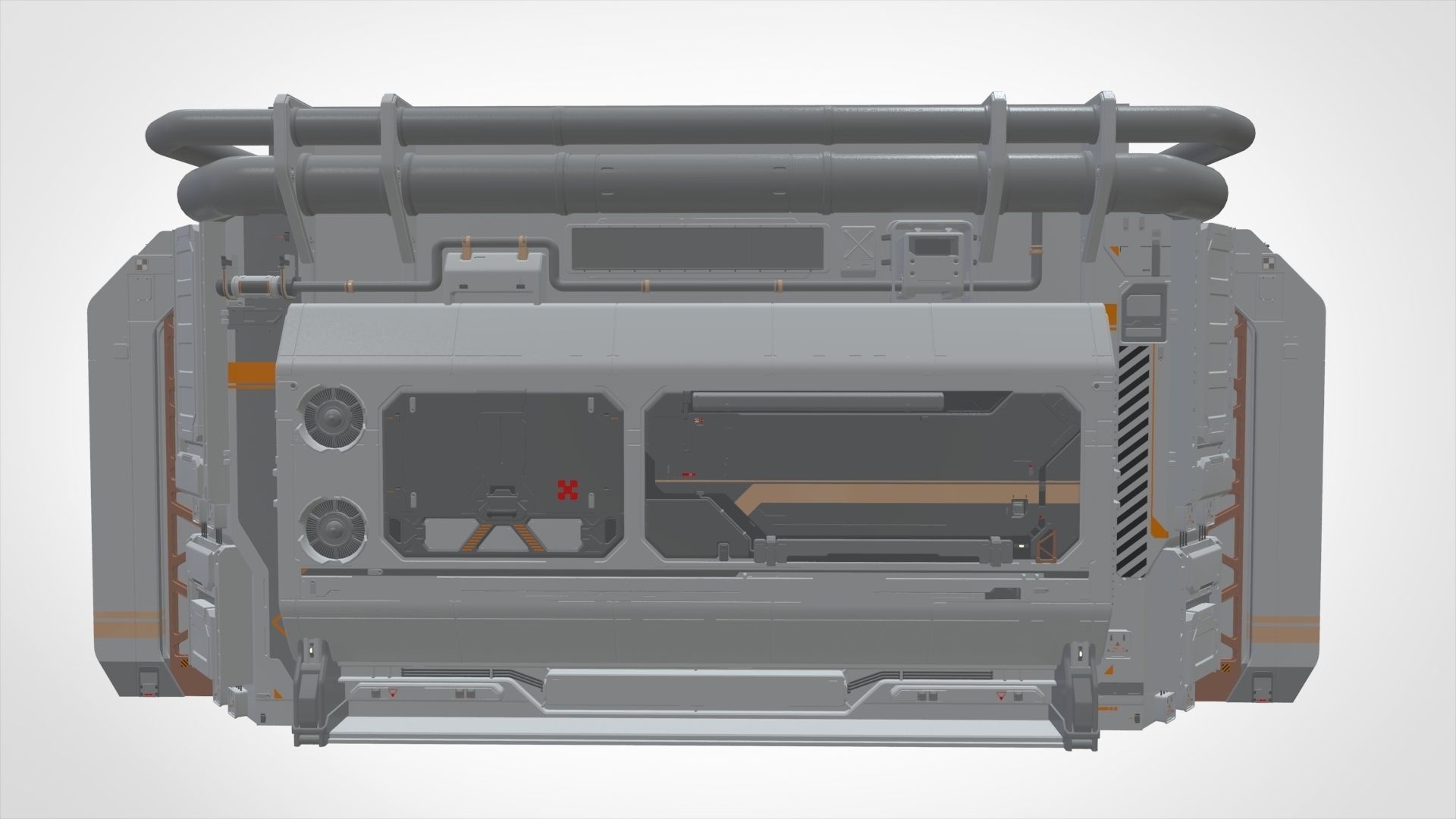 Sci Fi Modular Environment 2 3D model_4