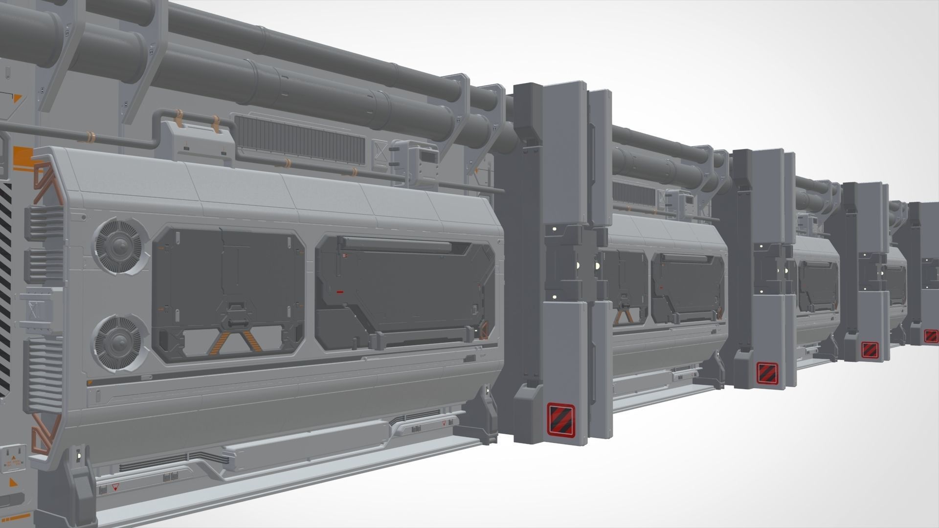 Sci Fi Modular Environment 2 3D model_23